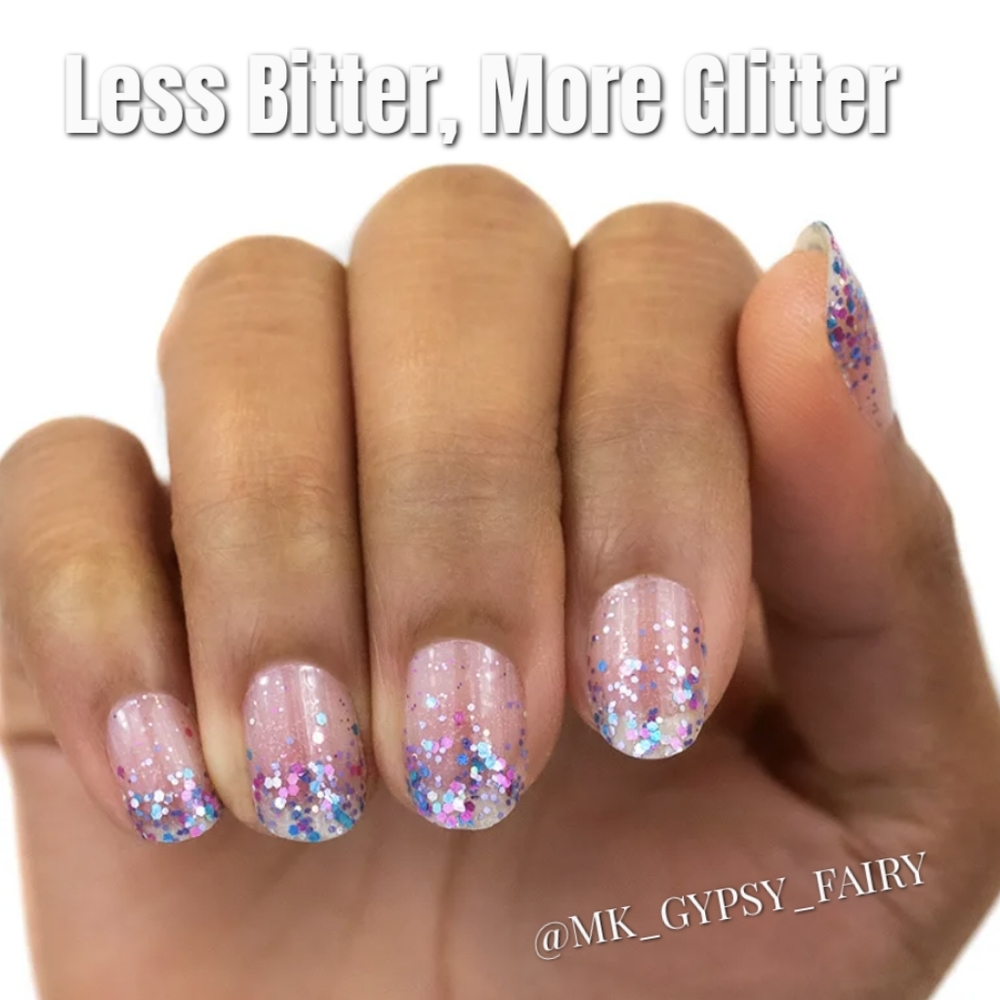 Last chance! COLOR STREET Less Bitter More Glitter Retired Glitter Nail Wraps